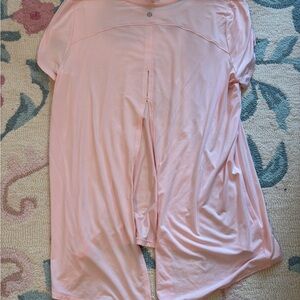 lululemon athletica pink split top